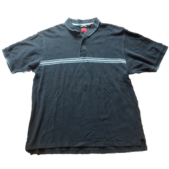 Arrow USA 1851 Men’s XL Polo Pull Over Golf Shirt Short Sleeve Black - Picture 2 of 8